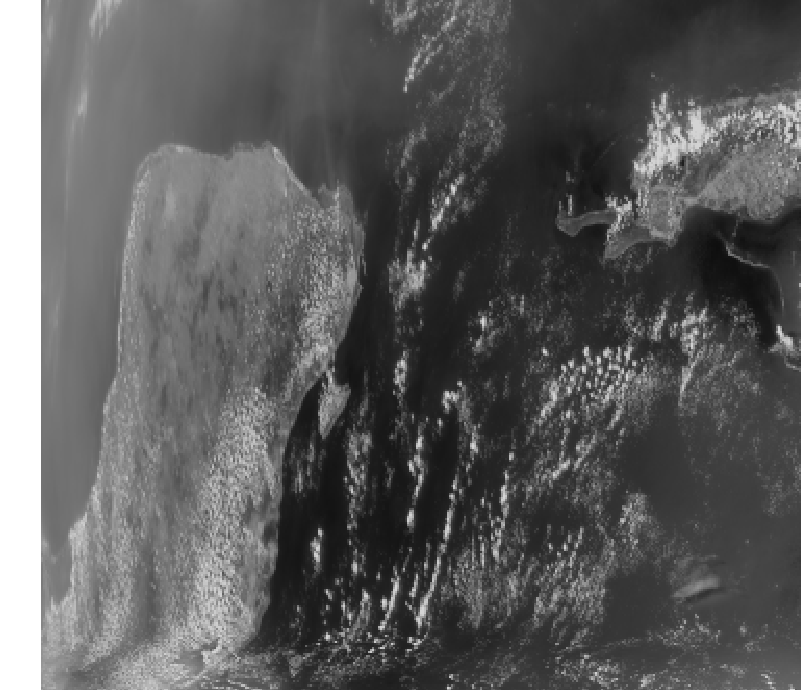 The same area after l2gen