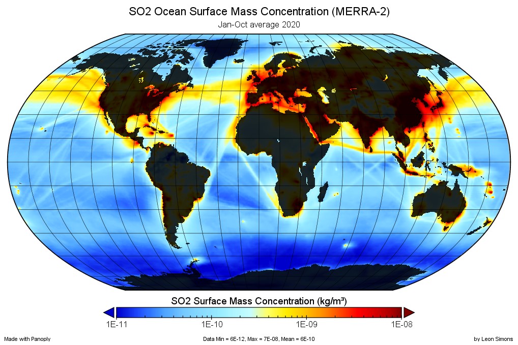 2020 Jan-Oct Average SO2 Surface Mass Concentration MERRA-2 log.jpg