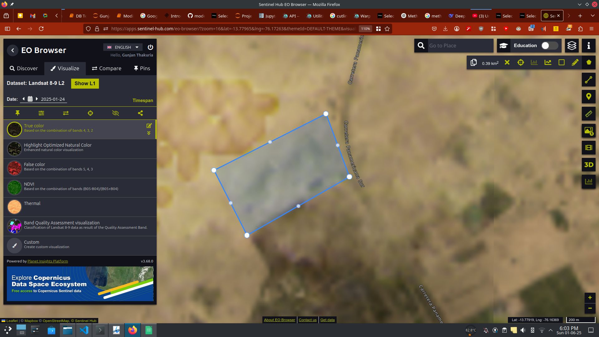 TCI Image from Sentinelhub