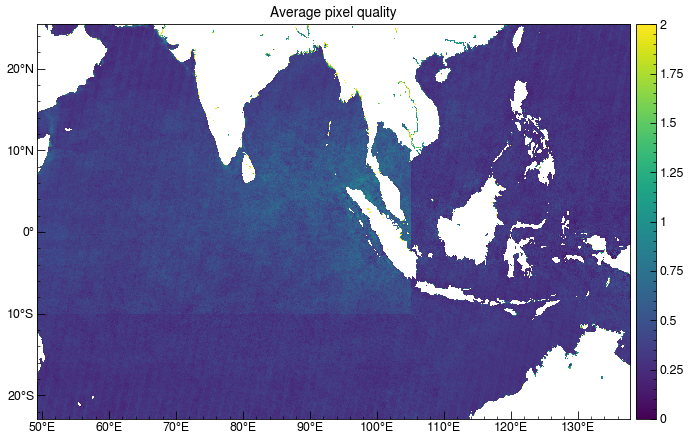 Average qual_sst4 over 2008