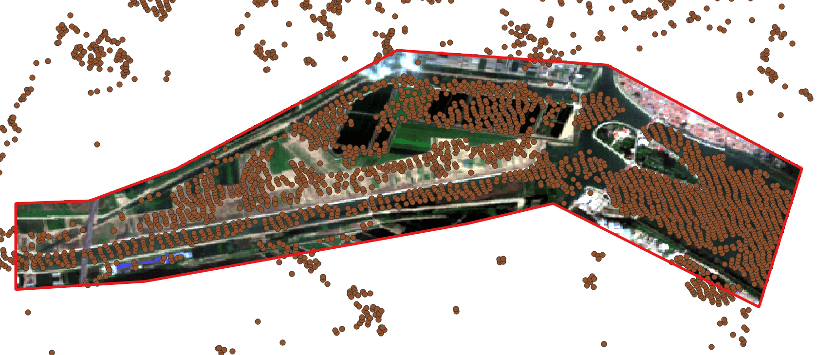 background image is sentinel2 and points are pixels classified as water.png