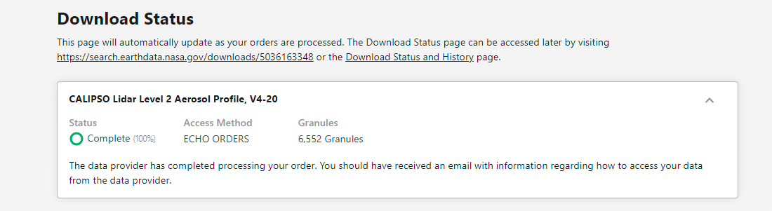 Showing processed, but didn't receive any email for download