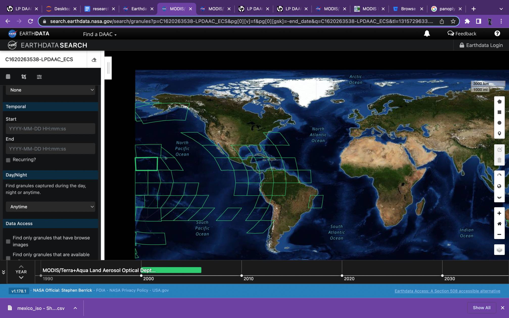 Missing a lot of spatial and temporal coverage